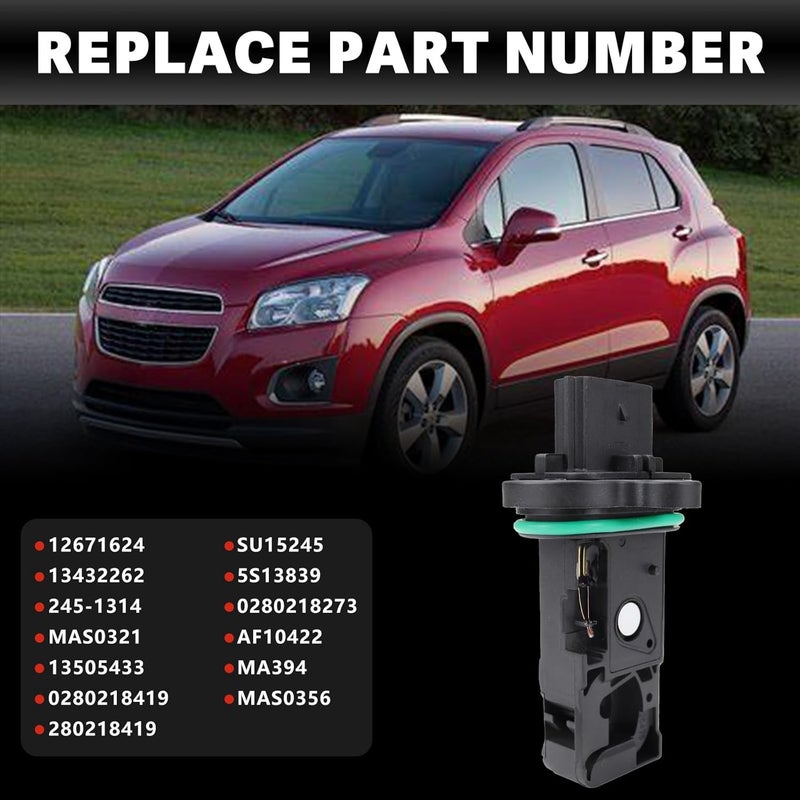 USTAR Mass Air Flow Sensor Meter Compatible with Chevy Cruze Sonic Trax Buick Encore Verano Replaces# 12671624 13432262 0280218419 - Image 3
